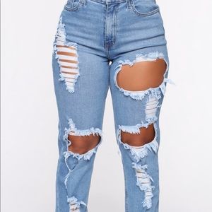Never worse Fashion Nova Jean don’t have the tag.